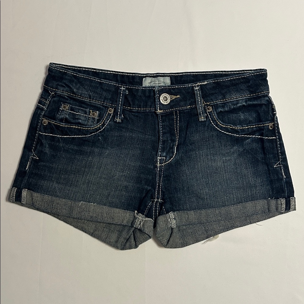 Aeropostale Blue Denim Shorts - Size 3/4